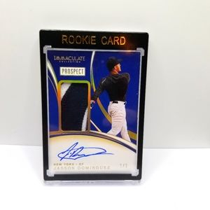 2020 Jasson Dominguez immaculate RPA #1/2